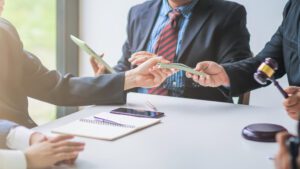 Meeting with business debt company